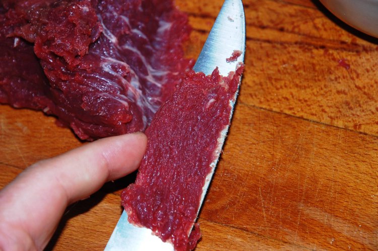 tatarský biftek - škrábané maso